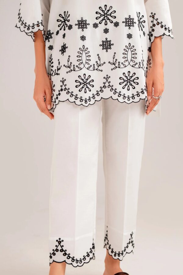 2PC DHANAK EMBROIDERED SHIRT WITH DHANAK TROUSER - Image 4